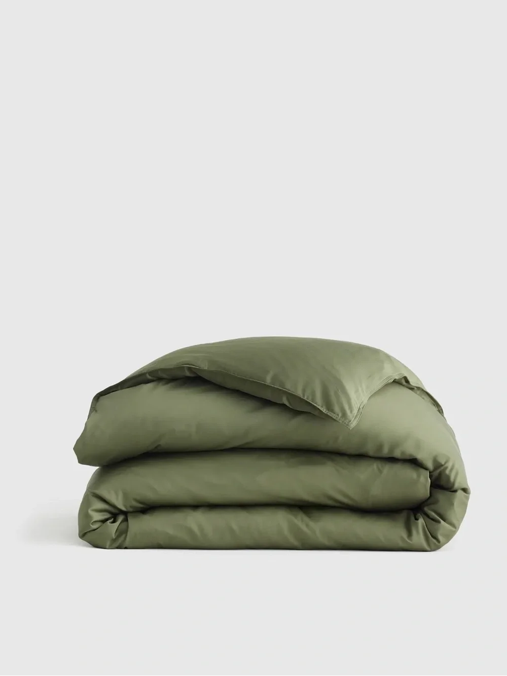 NWT QUINCE Bamboo Duvet Cover King/Cal King Olive 0551